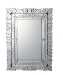 Classic wall ornament art venetian mirror and bedroom antique frameless ornate mirrors